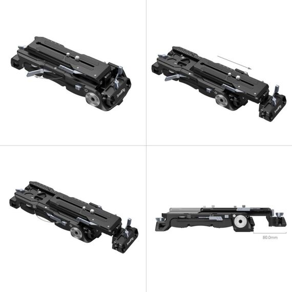 SmallRig 2837C Kamerahalterung Aluminium, Silikon Schwarz, 3 image