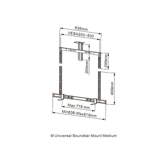 Multibrackets 2876 Zubehör für Monitorhalterung, 6 image