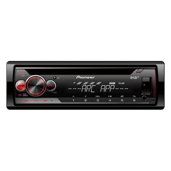 Pioneer DEH-S410DABAN Auto Media-Receiver Schwarz 200 W