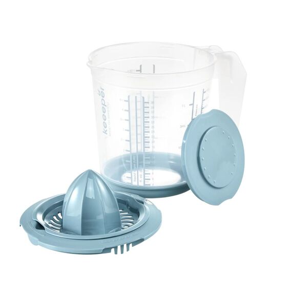 keeeper Matteo Messbecher 1 l Polypropylen (PP), Thermoplastisches Elastomer (TPE), Farbe: Blau, Transparent, 4 image