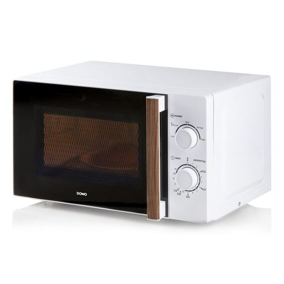 Domo DO2720 Mikrowelle Weiß, Holz Solo-Mikrowelle Arbeitsplatte 200 l 700 W