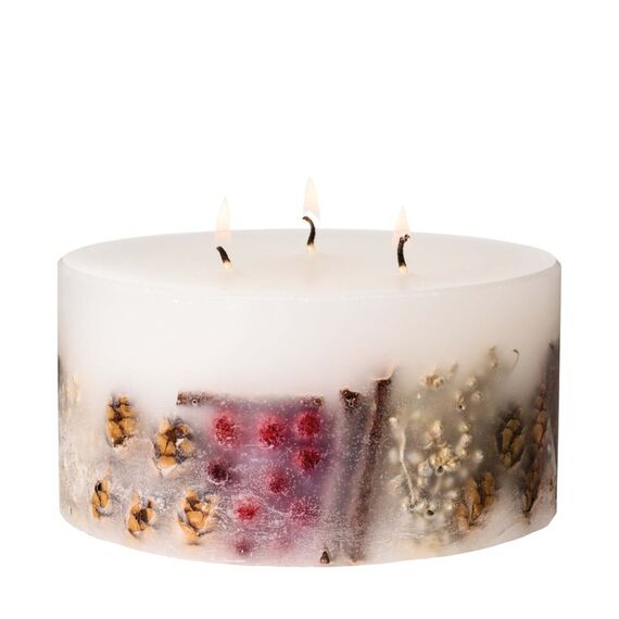 Stoneglow 71146O Wachskerze Rund Ingwer, Muskatnuss, Gewürz Braun, Rot, Weiß 1 Stück(e)