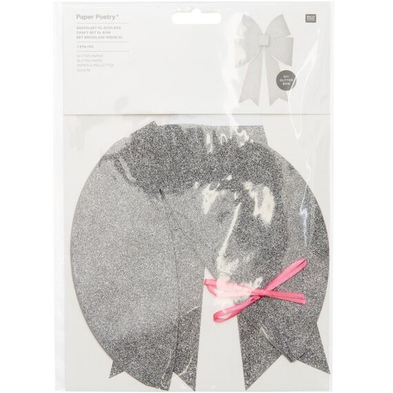 Rico Design Paper Poetry Bastelset XL-Schleife Glitter, 2 image