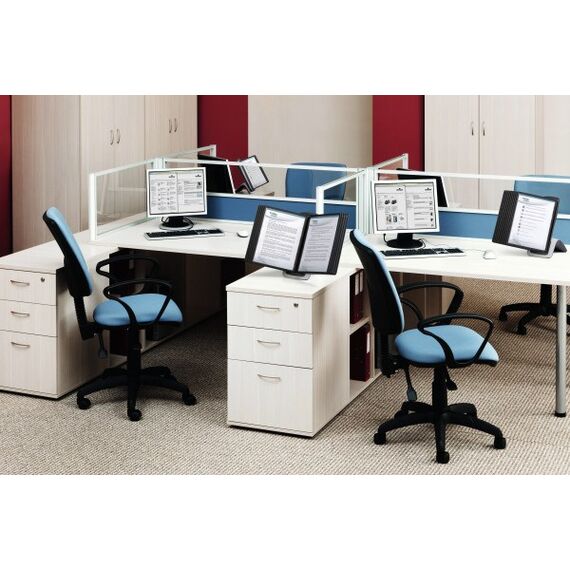 Durable Sherpa Style Table 10 Dokumentenanzeige-Karussell Tisch/Bank Porträt A4, 8 image