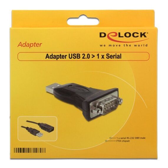 DeLOCK USB2.0 to serial Adapter DB9, 3 image