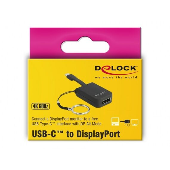 DeLOCK 63940 Videokabel-Adapter 0,03 m USB Typ-C DisplayPort Schwarz, 2 image