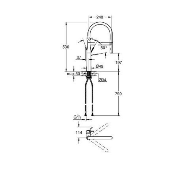 GROHE 30294000 Wasserhahn Chrom, 2 image