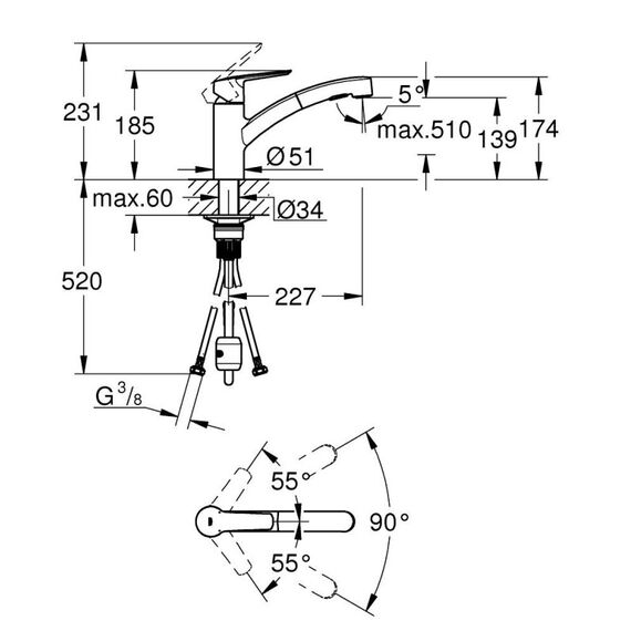 GROHE Start Schwarz, 3 image