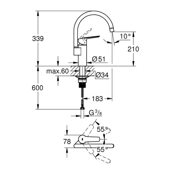 GROHE Start Schwarz, 4 image