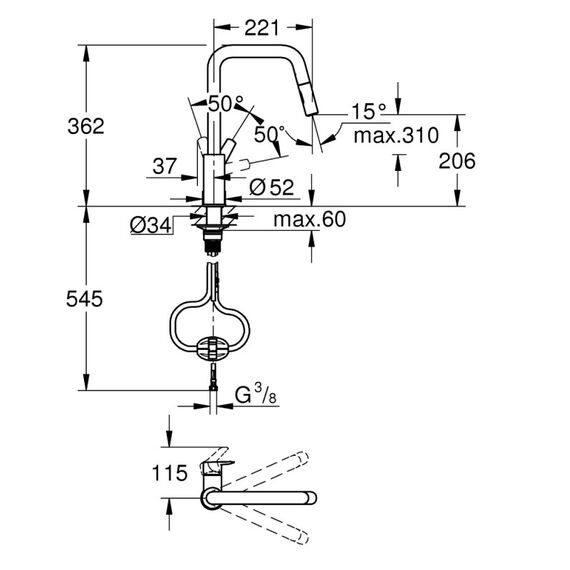 GROHE Start Schwarz, 5 image