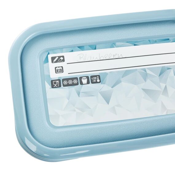 keeeper Mia Rechteckig Container 1 l Blau, Transparent 3 Stück(e), 5 image