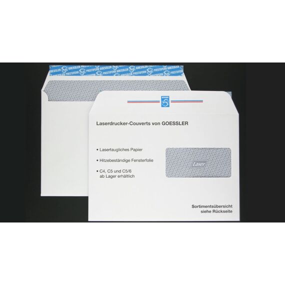 Goessler 3083 Briefumschlag C4 (127 x 305 mm) Weiß 250 Stück(e)