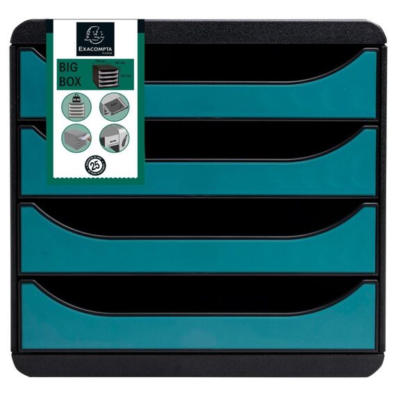 Exacompta Big box, schubladenbox mit 5 schubladen, skandi - farben sortiert - neu, 2 image