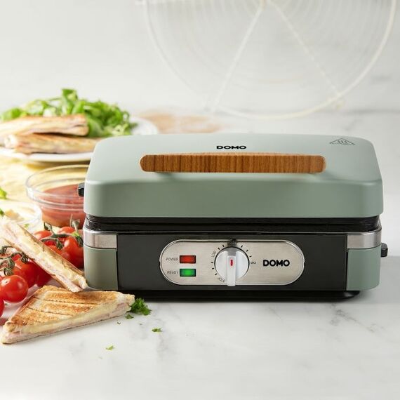Domo DO9276C Sandwich-Toaster 1100 W Grün, Salbei, 3 image