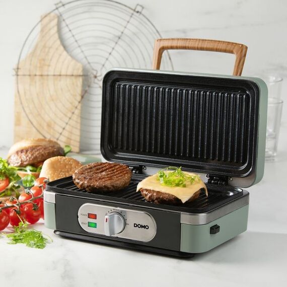 Domo DO9276C Sandwich-Toaster 1100 W Grün, Salbei, 4 image