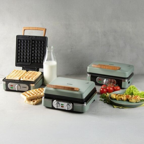 Domo DO9276C Sandwich-Toaster 1100 W Grün, Salbei, 6 image