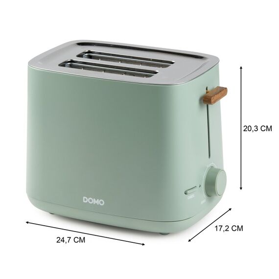 Domo DO973T 6 2 Scheibe(n) 1000 W Salbei, 6 image