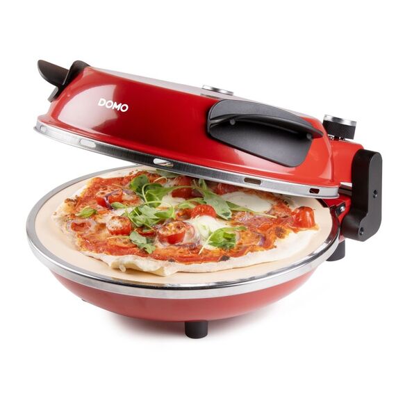 Domo DO9284PZ Pizzamacher/Ofen 1 Pizza/Pizzen 1200 W Rot
