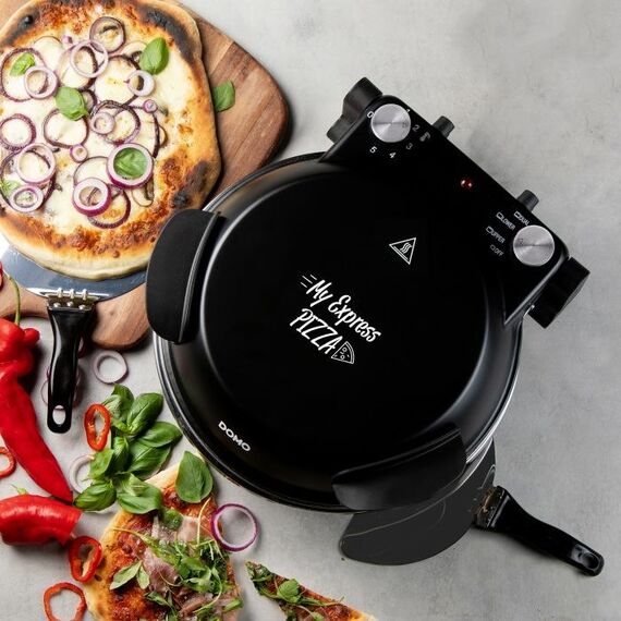 Domo DO9285PZ Pizzamacher/Ofen 1 Pizza/Pizzen 1200 W Schwarz, 4 image