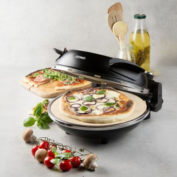 Domo DO9285PZ Pizzamacher/Ofen 1 Pizza/Pizzen 1200 W Schwarz, 5 image