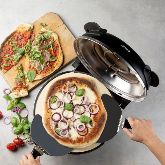 Domo DO9285PZ Pizzamacher/Ofen 1 Pizza/Pizzen 1200 W Schwarz, 6 image