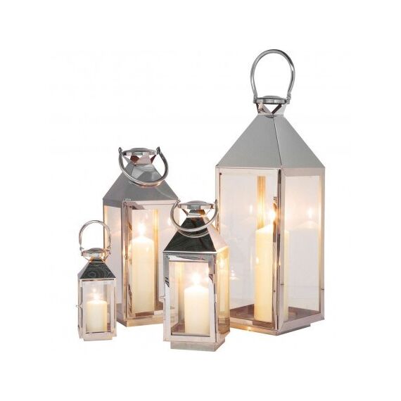 KARE 31355 Laterne Silber, Transparent, 2 image