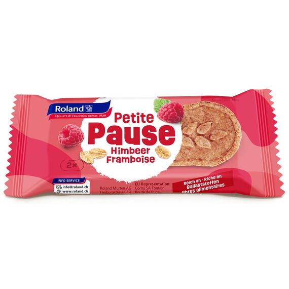Roland Foods Petite Pause Himbeer-Framboise Plätzchen Himbeere