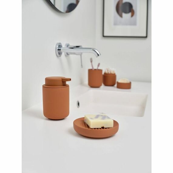 Zone Denmark 31548 Badezimmer-Aufbewahrungsbehälter Terrakotta Keramik Wattestäbchenhalter, 2 image