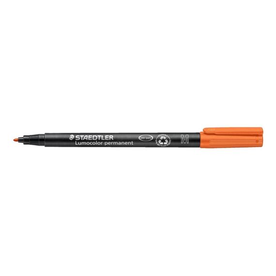 Staedtler Lumocolor 317-4 Permanent-Marker Rundspitze Orange 1 Stück(e)