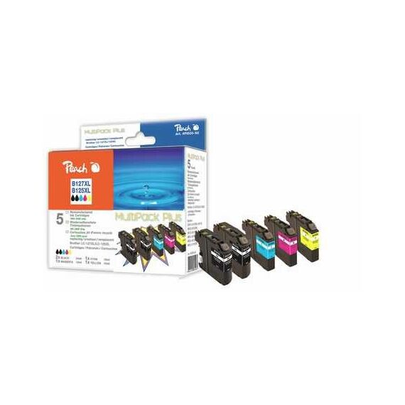 Peach 317216 Druckerpatrone 5 Stück(e) Schwarz, Cyan, Magenta, Gelb