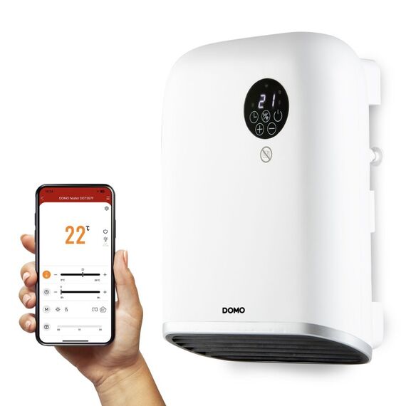 Domo DO7357F Drinnen Weiß 2000 W Elektrischer Raumheizlüfter, 3 image