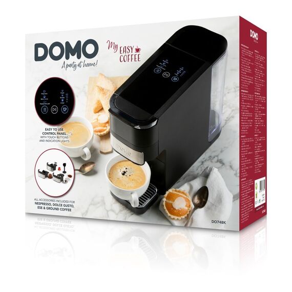 Domo DO748K Vollautomatisch Kombi-Kaffeemaschine 1,5 l, 9 image