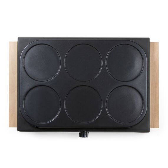 Domo DO8717PN Crêpes-Maschine 6 Crepe(s) 1000 W Schwarz, 6 image