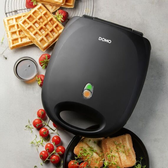 Domo DO9295C Sandwich-Toaster 1200 W Schwarz, 4 image