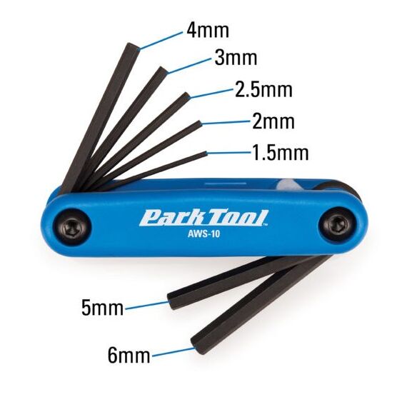 PARK TOOL AWS-10 Klappbarer Inbusschlüssel-Satz Metrisch, 2 image