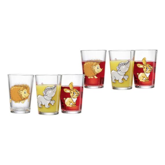 Ritzenhoff & Breker Waldtiere Mehrfarbig, Transparent 6 Stück(e) 205 ml, 2 image