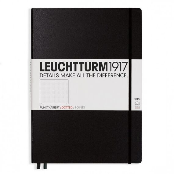 Leuchtturm 321149 Notizbuch A4+ Schwarz