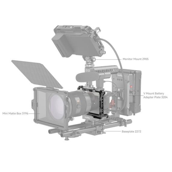 SmallRig 3212B Kamerabox 1/4, 3/8" Schwarz, 9 image