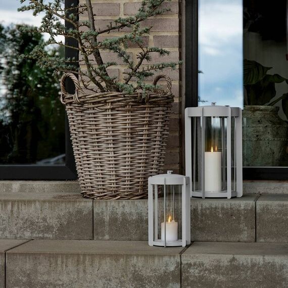 Zone Denmark Firefly Kerzenständer Glas, Stahl Hellgrau, 4 image