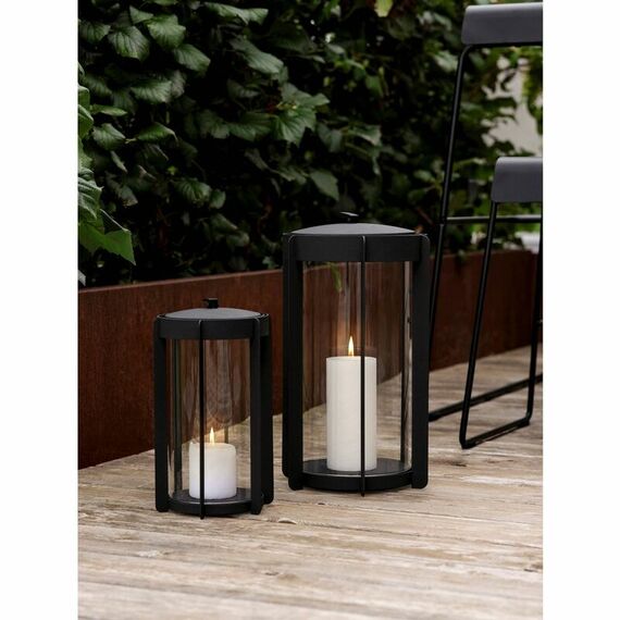 Zone Denmark Firefly Kerzenständer Glas, Stahl Schwarz, 4 image