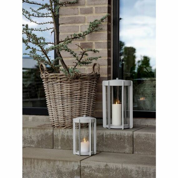 Zone Denmark Firefly Kerzenständer Glas, Stahl Hellgrau, 3 image