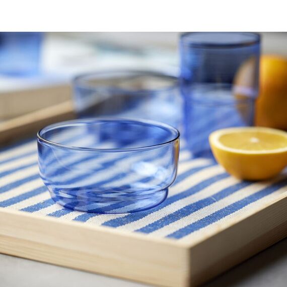 Lyngby Glas 32368 Speiseschüssel Dessertschale 0,5 l Rund Blau 2 Stück(e), Farbe: Blau, 4 image