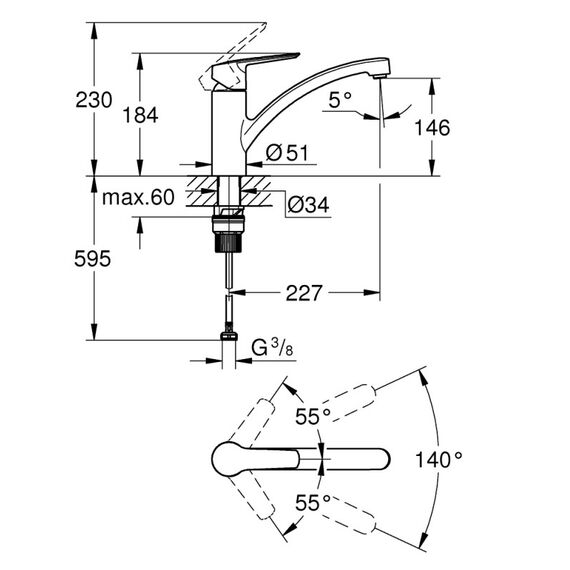 GROHE Start Schwarz, 4 image