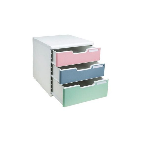 Exacompta 325303D Schubladenordnungssystem Kunststoff Blau, Grün, Grau, Pink, Salbei, 3 image