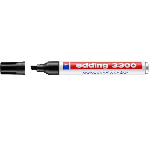 Edding 3300 Permanent-Marker Meißel Schwarz 1 Stück(e)