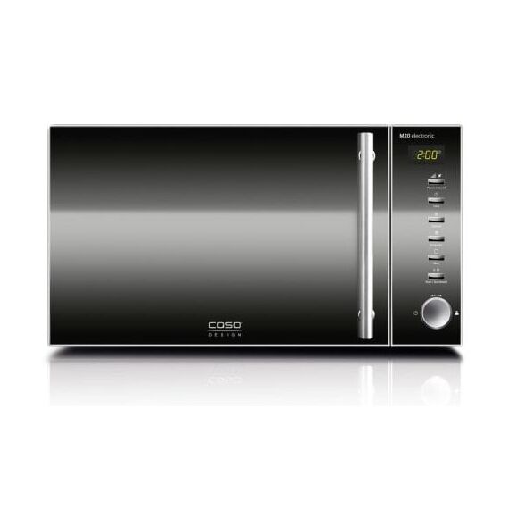 Caso M20 Electronic Edelstahl 20 l 800 W Schwarz Silber