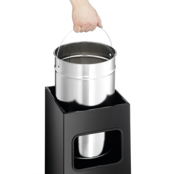 Durable 333101 Aschenbecher 17 l Schwarz, 2 image