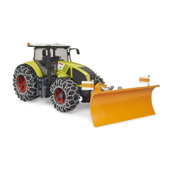 BRUDER Claas Axion 950 mit Schneeketten und Räumschild, 2 image