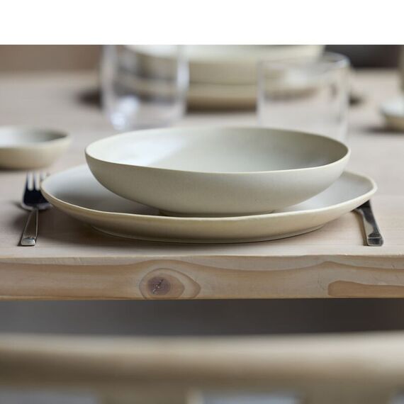 Villa Collection 34389 Teller Essteller Rund Steingut Beige 1 Stück(e), 8 image
