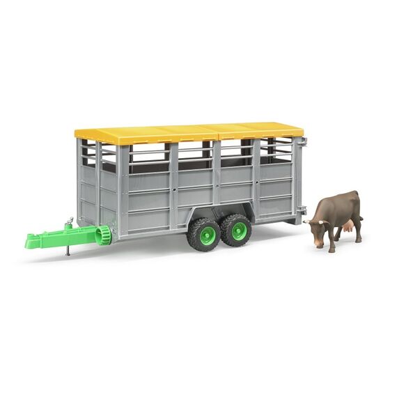 BRUDER Livestock trailer with 1 cow maßstabsgetreue modell ersatzteil & zubehör Anhänger